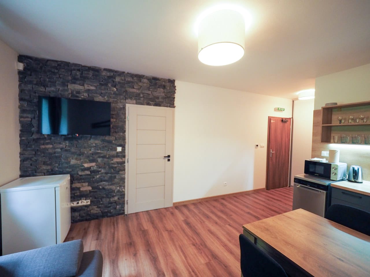 Obývacia izba apartmánu s jednou spálňou vo Vila Vista
